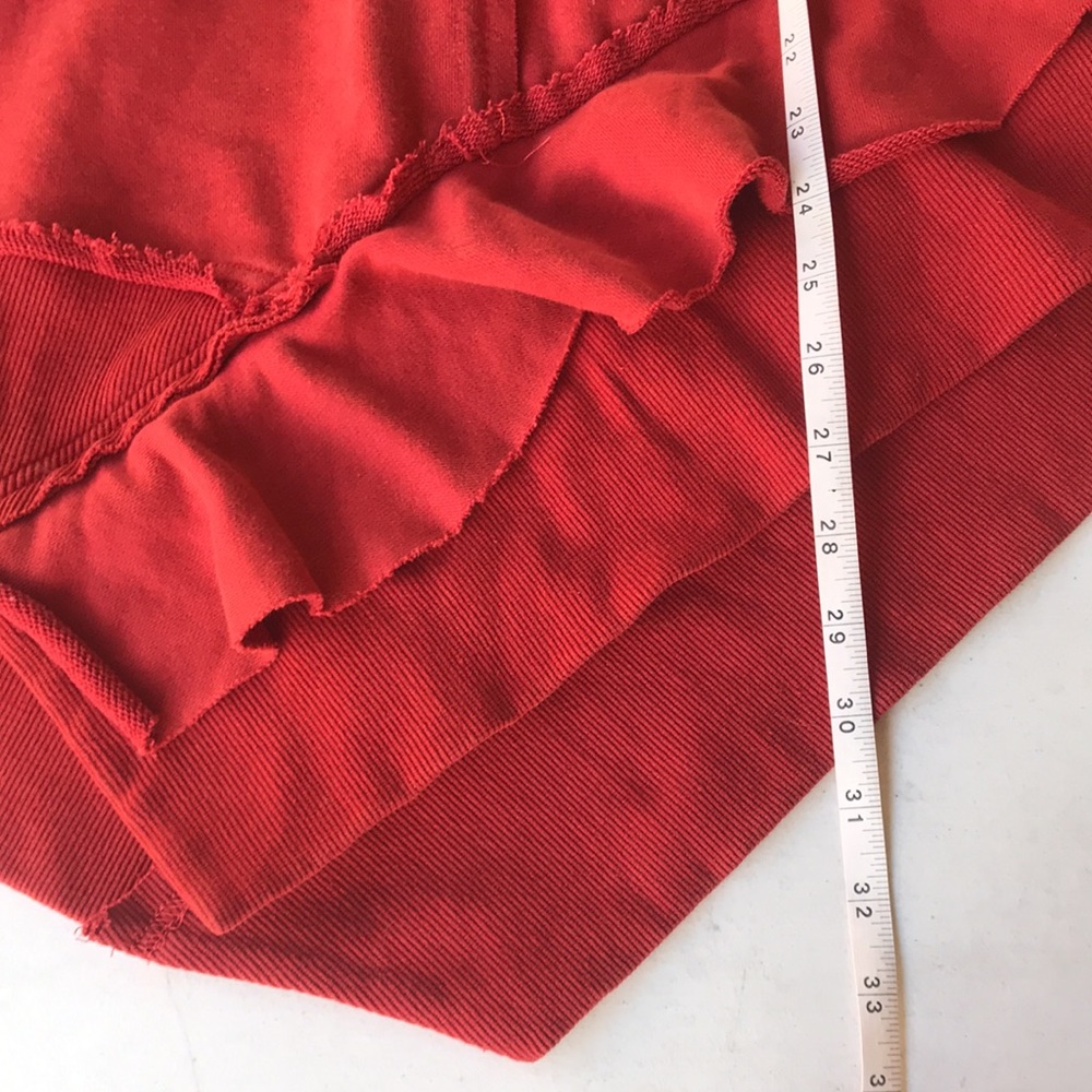 POL Rust Hoodie with White Accents - Picture 12 of 15